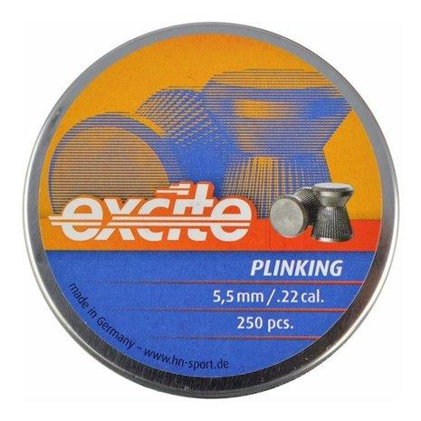 Excite Platkop kogeltjes Plinking 5,5mm / 250 stuks-2639-a